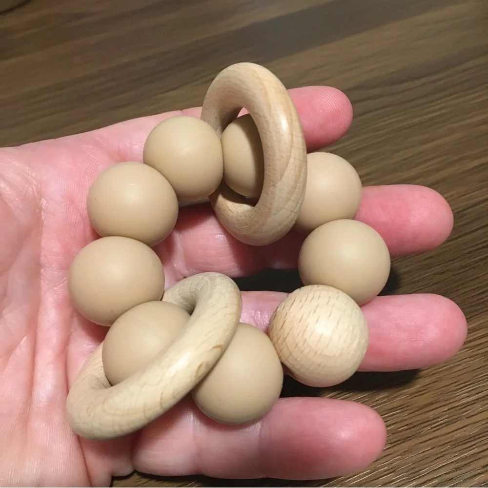 Baby teether silicone bracelet
